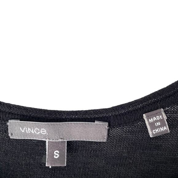 Vince Tank Maxi Dress Cotton Black Blue Color Block Dress size small - Picture 3 of 8